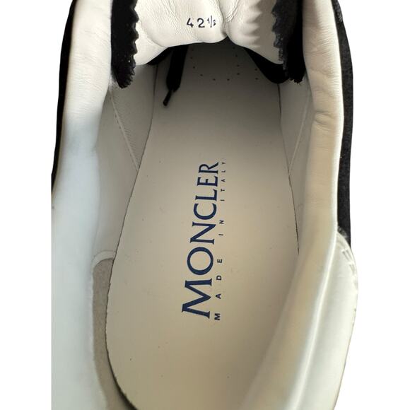 Moncler NIB Monaco M Suede Sneakers in Black Size 42.5 - Picture 12 of 14